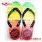 Heat transfer printing flip flop for retail rubber shoes