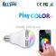 Factory price Smart Control System of Multigroup Wirelss Full Color bluetooth speaker lightbulb