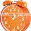 6.6 inches metal case mechanical alarm clock movement, desktop clock mechanism