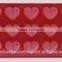 FDA /LFGB Food Grade Customized Silicone Heart Shaped Ice cube Trays