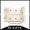 Modern Design Advanced White PU Bag With Buckle