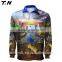 Fishing polo shirts sublimated fishing jerseys wholesale custom