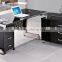 Glass table Office L shaped Executive Desk (HX-GL001)