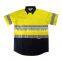 New Men's Safety Tee Work T-Shirt Reflective Yellow