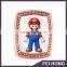 Custom Own Design Good Price Digital Printing Lapel Badge With Super Mario