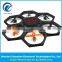 Newest black widow stunt 2.4GHz super big UAV RTF RC hexacopter 3D flips drone aircraft with 0.3MP camera for choice