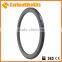 CBK aero design 700c road bicycle wheel rim UD-dimpled clincher 25mm wide 58mm deep