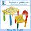 Hot Selling Colorful Plastic Child Table And Chair Set Toy