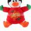 Promotion Gifts Stuffed Dressed Plush Penguin Toys decor For Christmas