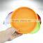 popular outdoor toy flying pet silicone colorful promotional foldable fan