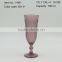 press Wine goblet,Hiball,DOF, sundae cup color glass in purple with sakura design embossed