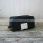 Custom khaki waxed canvas dopp kit with leather trim