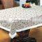Flower Printed With Lace Edge Vinyl Table Cloth, Wholesale Price for Table Cloth