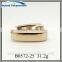 25mm glossy gold plated roller buckle