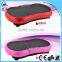 white Mini Crazy Fit Full Body Vibration Platform Massage Machine Fitness