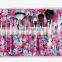 12Pcs white Eyeshadow Cosmetic Makeup Brushes Set Brush Soft with brush bag