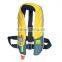 2015 fashion fancy polyester auto & manual inflatable life jackets low price