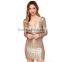 2016 New Fashion Evening Dresses Wholesale, new deep V neck sequin evening dresses with self-cultivation exposed backpack hip