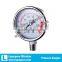 4" bottom/side mount oil filled pressure gauge