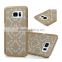 C&T Gold Damask Design Pattern Rubber Coating Slim Hard PC Case Cover for Samsung Galaxy S7