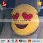 Yangzhou manufacture plush emoji pillow stuffed car pillow