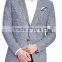 Slim fit checks two button custom men suit jacket                        
                                                                                Supplier's Choice