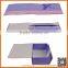 delicate flat folding gift box with ribbon