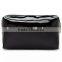 High quality black mirror leather cosmetic bag