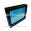 Square screen 15inch fanless mini industrial pc with Black powder coated aluminum front cover