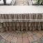 New Design Ruffled Polyester Table Skirting For Wedding