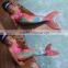 peacock style mermaid tail swim monofin