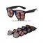2015 cheap plastic pinhole custom sunglasses