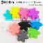Manufacturer price Snowflake pendant for baby silicone teething necklace