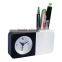 table pen holder alarm clock