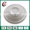 Wholesale cheap white ceramic shallow dinner dish, custom round porcelain dinner plate