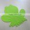 2015 new design Eco friendly food grade frog shaped silicone trivet,silicone placemat