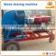 Wood log shaving machine for poultry bedding / electric wood shaver