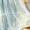 blackout fabric and sheer fabric two layer beautiful pinch pleat curtain