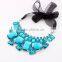 Hot Sale Multicolor Crystal Collar Choker Vintage Pendant Statement Necklace Women Fashion Necklaces for Women 2014
