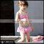 Wholesale Hot Cute Leopard Two-Piece Girls Bathing Suit