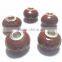 Natural Red Japer Faceted Handmade Roundel Big Hole Beads