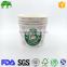 compostable biodegradable single wall style cold paper cup for yogurt