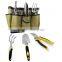 Durable, Heavy Duty Aluminum Alloy with Ergonomic Soft Touch Handles and Tool Bag 7 Piece Garden Tool Set