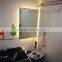best selling CE R0HS certificate freely customized function bright touch switch bathroom LED wall mirror
