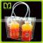 2016 YiWu china supplier clear pvc shopping bag