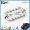 Nickel Metal Bag Strap Adjustable Slide Pin Buckle Belt For Bag Hardware