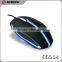 Small backlit 3d blue digit laptop mouse