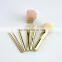 Rose gold 7pcs beauty cosmetic makeup foundation brush set wholesale