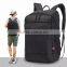 large capacity student travel black laptop backpack bag