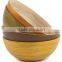 Round Coiled Bamboo Bowl (website: july.etop)